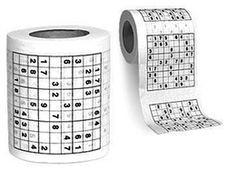 PAPIER TOALETOWY SUDOKU ROZMIAR XL Z ŁAMIGŁÓWKĄ