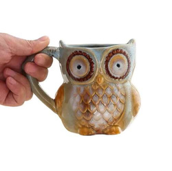 KUBEK SOWA SÓWKA KOLOR NIEBIESKI PORCELANOWY 340ml DLA NASTOLATKA UCZNIA