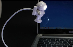 LAMPKA ASTRONAUTA NA USB OŚWIETLENIE LED DUŻA 6x7