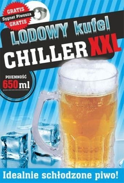LODOWY KUFEL CHILLER ZŁOCISTY 650ML SYGNET GRATIS